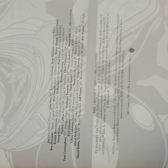 Ex Machina Volumes 1 & 2 The 1st 100 Days Tag - Picture 5 of 11